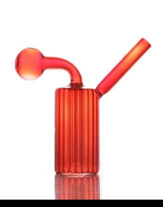 Red Glass Bubbler